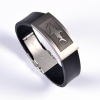 Titanium-Silicon bracelet Retro Style